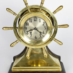 Chelsea Ships Wheel Bell Clock