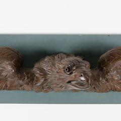 American Carved Pine Bald Eagle Stern Type Plaque