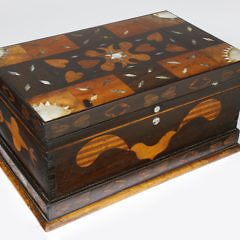 Whaler Made Inlaid Lady’s Dressing Box