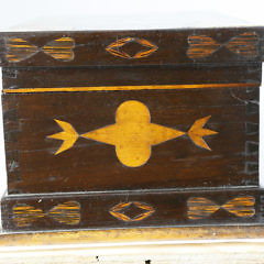 Whaler Made Inlaid Lady’s Dressing Box