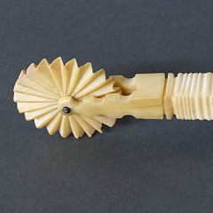 Very Long Whaler Made Whale Ivory Pie Crimper