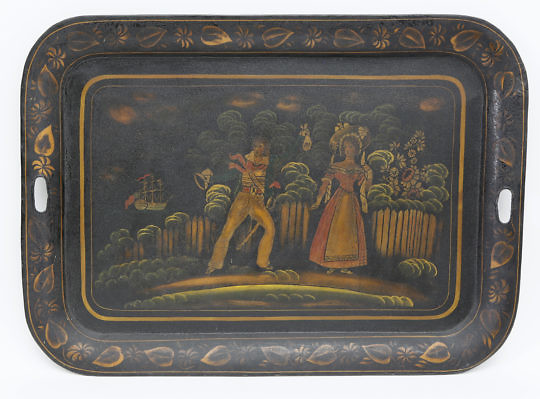 Paint Decorated Tray