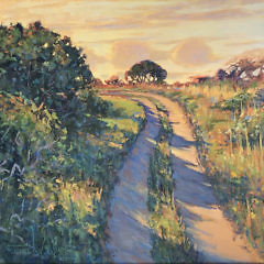 Illya Kagan Oil on Canvas “Road on the Moors”