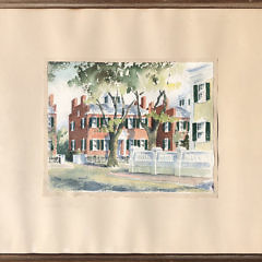 Doris and Richard Beer Watercolor on Paper “Middle Brick”