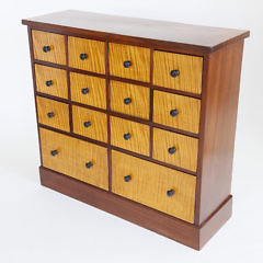 American 14-Drawer Apothecary Cabinet