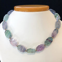 40749 Fluorite Bead Necklace