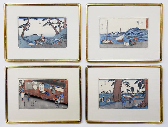 66-4323 Utagawa Hiroshige Wood Block Prints