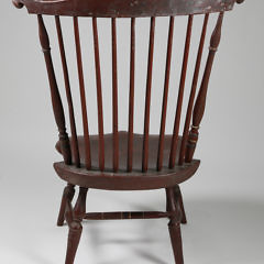 Rare Nantucket Fire Side Fan Back Windsor Side Chair