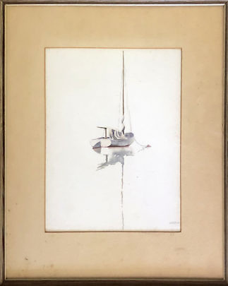 1-4618 Doris and Richard Beer - Lone Catboat