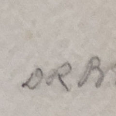 Doris and Richard Beer Watercolor on Paper “Lone Catboat”