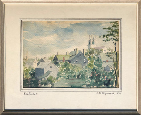 2187-955 CD Heywood - View of First Congragational Church