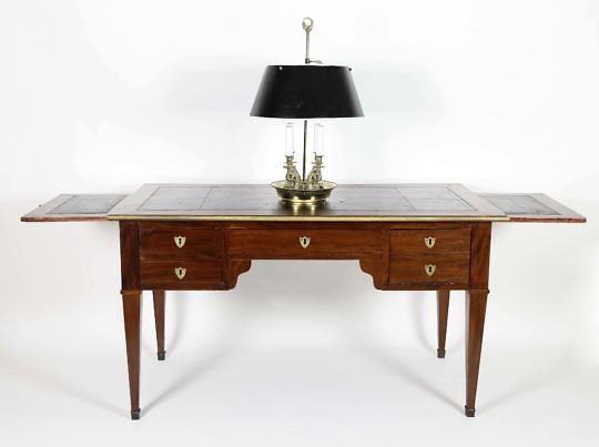 Antique French Louis Philippe Mahogany Desk Available For