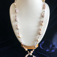 40743 Pearl and Moonstone Necklace