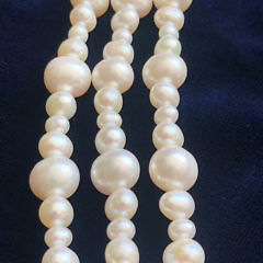 3-Strand White Fresh Water Pearl Bracelet