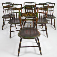 465-1865 Six Dining Chairs