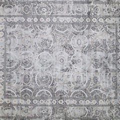 1-4700 Blue Silken Roman Mosaic Design Oriental Rug EDIT