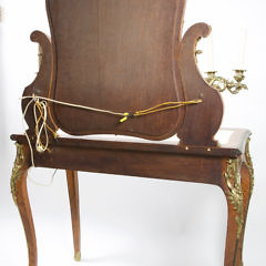 French Ormolu Mounted Kingwood and Parquetry Dressing Table, Paris, circa 1900