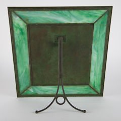 Tiffany Studios New York Patina Bronze “Pine Needle” Picture Frame, circa 1900