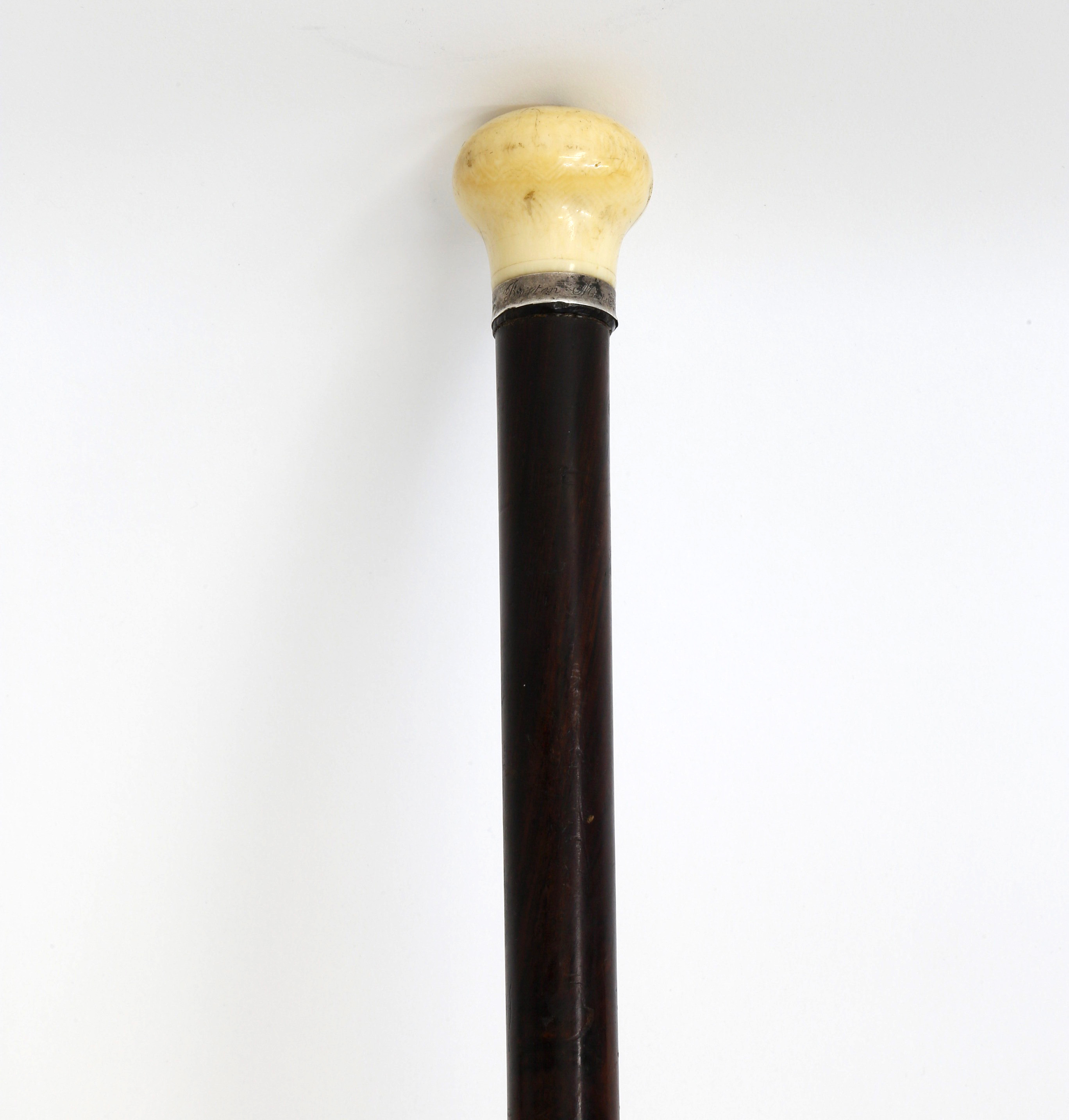 Walking Stick Ivory Knot Walking Stick Rafael Osona Auctions