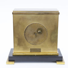 Cartier French Bronze Table Clock