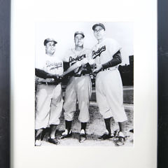 Group of 3 Historic Matted and Framed Baseball Photographs