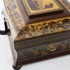 English Turnbridgeware Sewing Box, circa 1840