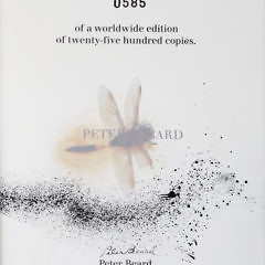 Peter Beard: Art Edition, Signed and Numbered #0585