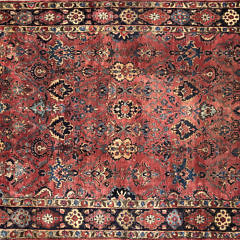 4-4767 Vintage Sarouk Carpet IMG_0627