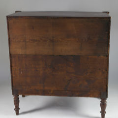 American Sheraton Mahogany Chest of Drawers, circa 1830