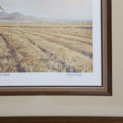 Gary E. Neel Ducks Unlimited Limited Edition Lithograph, “Close By the Sutter Buttes-Mallard”