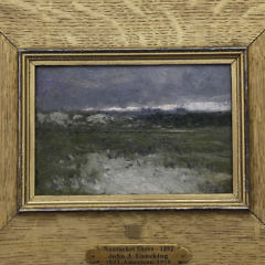 John Joseph Enneking Oil on Artist Board “Nantucket Shore – 1892”