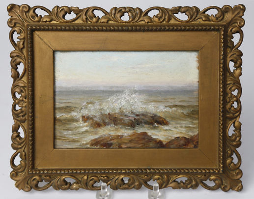 41035 KWN Miniature Seascape Oil Framed_MG_2623