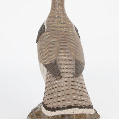 William L. Gable Carved and Painted Quail Sculpture