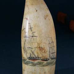 6-3102 Scrimshaw Whale Tooth 2 Whale Ships_MG_3183