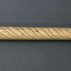 Whaleman Carved Whale Ivory and Whalebone Cane