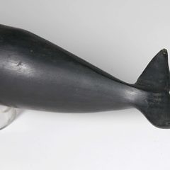 1940s Vintage Carved and Painted Full Body Sperm Whale