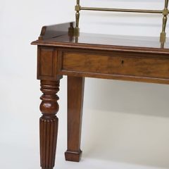 William IV Mahogany Server with Brass Double Rail, circa 1830-1837