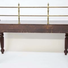 William IV Mahogany Server with Brass Double Rail, circa 1830-1837