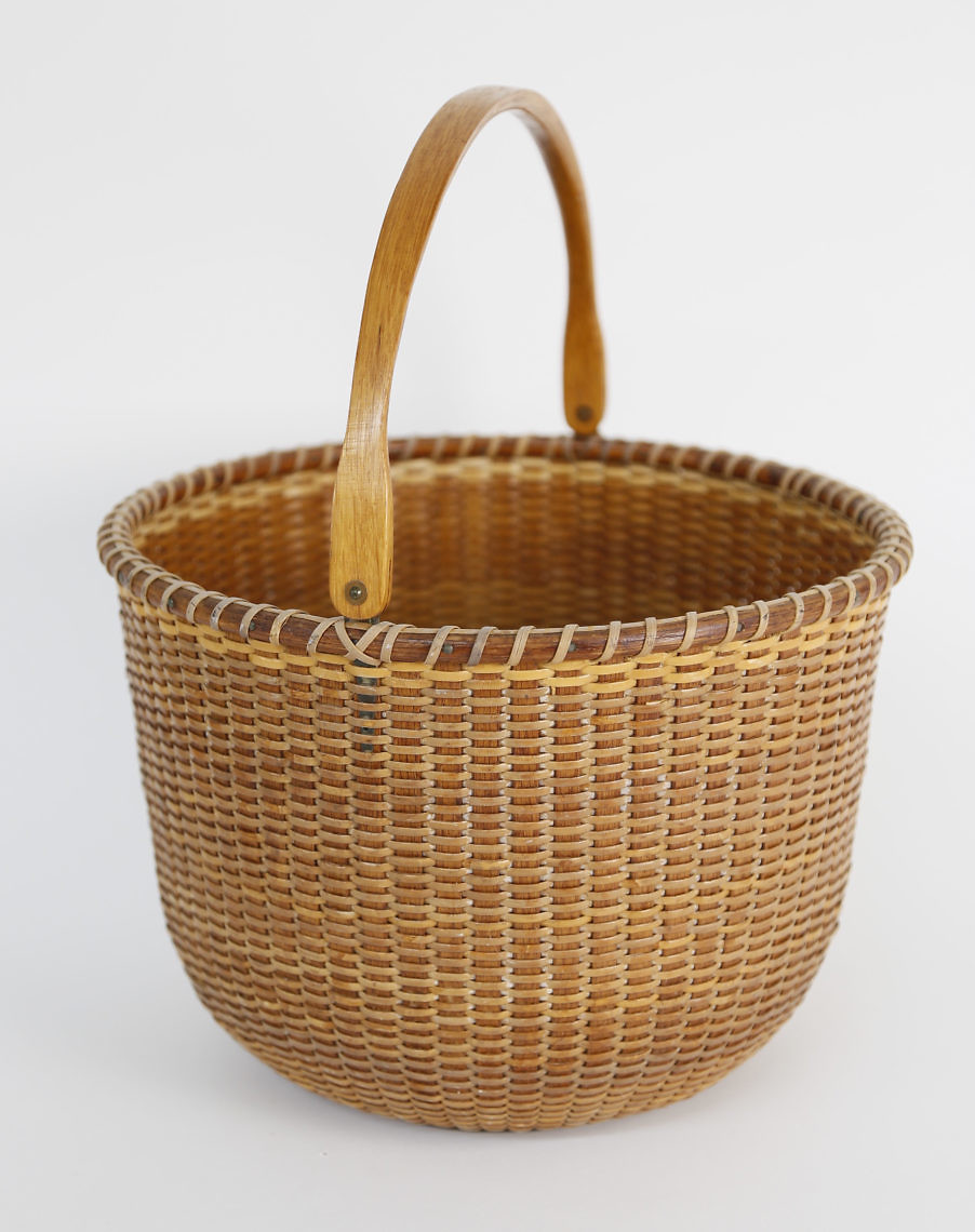 Stephen Gibbs Nantucket Basket Large Stephen Gibbs Open Swing Handle