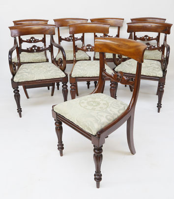 20-4820 8 Mahogany Dining Chairs A_MG_5861