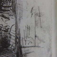 James Abbott McNeill Whistler “La Vieille aux Loques”, from Twelve Etchings from Nature