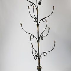 Continental Milliner’s Partial Gilt and Cast Iron Hat Rack, last quarter of the 19th Century