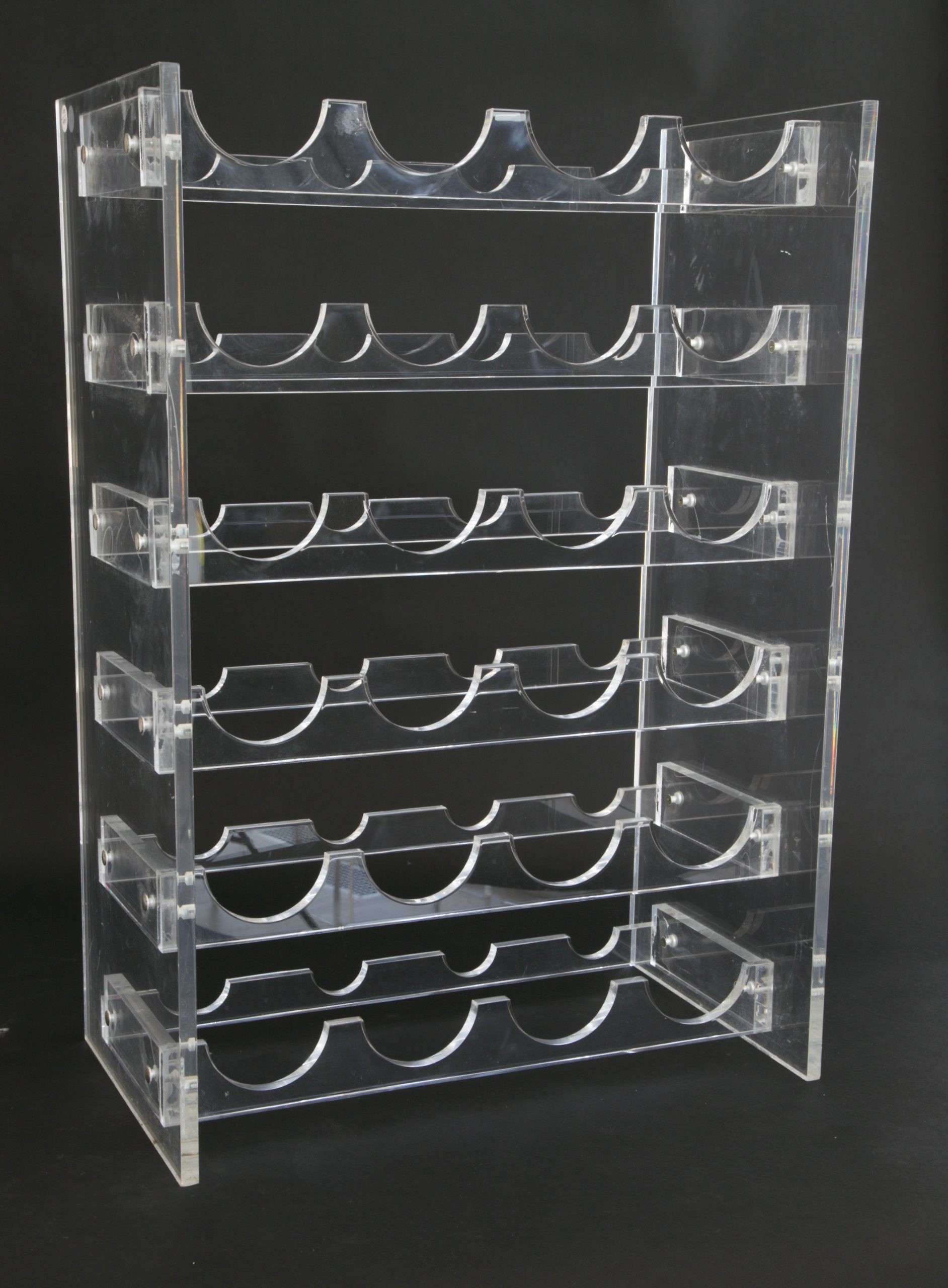 Contemporary Lucity Wine Rack Contemporary Lucite 24Bottle Wine Rack