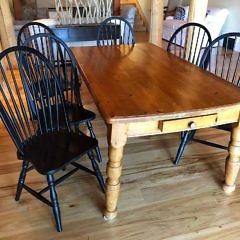 103-4803 Pine Dining Table IMG_1189