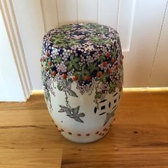 108-4803 Garden Stool With Grapes Decor IMG_1181