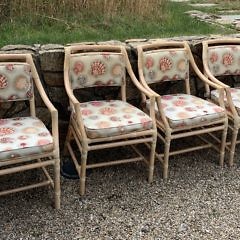 110-4803 4 Rattan Armchairs AIMG_1564