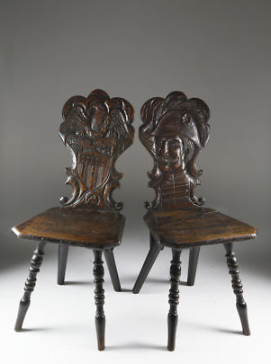 146-4817 Pair Tavern Chairs A_MG_6630