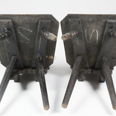 Pair of Continental Carved Oak Tavern Chairs Made for the American Market, circa 1880