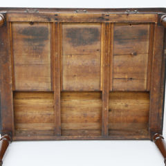 English Mahogany Leather Top Library Table, circa 1840