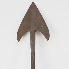 Wrought Iron Double Flue Whaling Harpoon, circa 1840-1850